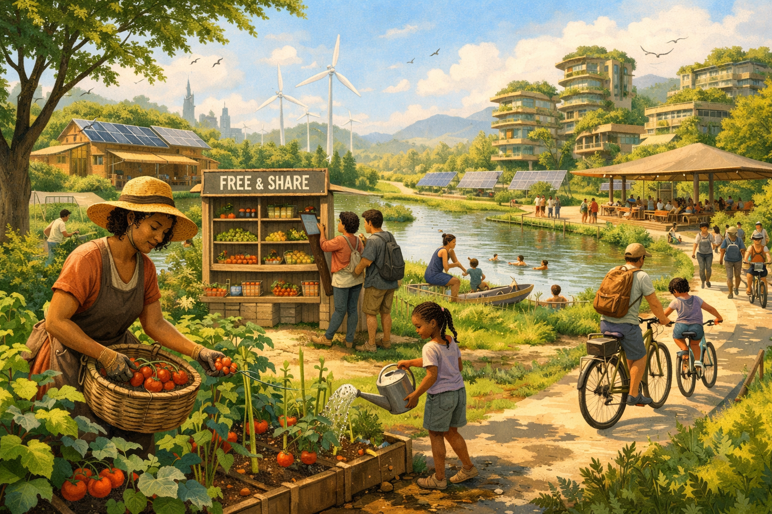 To take only what we need